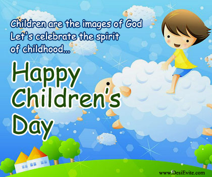 Children’s are the image of God let’s celebrate the spirit of childhood Happy Children’s Day image