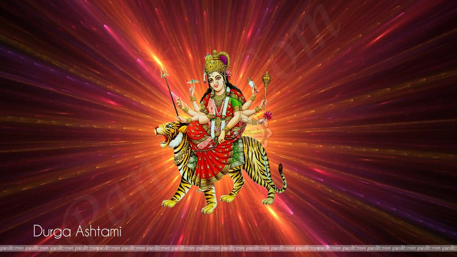 Durga Ashtami Wishes Wallpaper