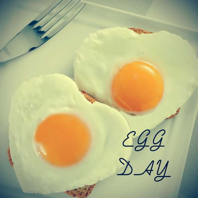 Egg Day Heart Shaped Eggs