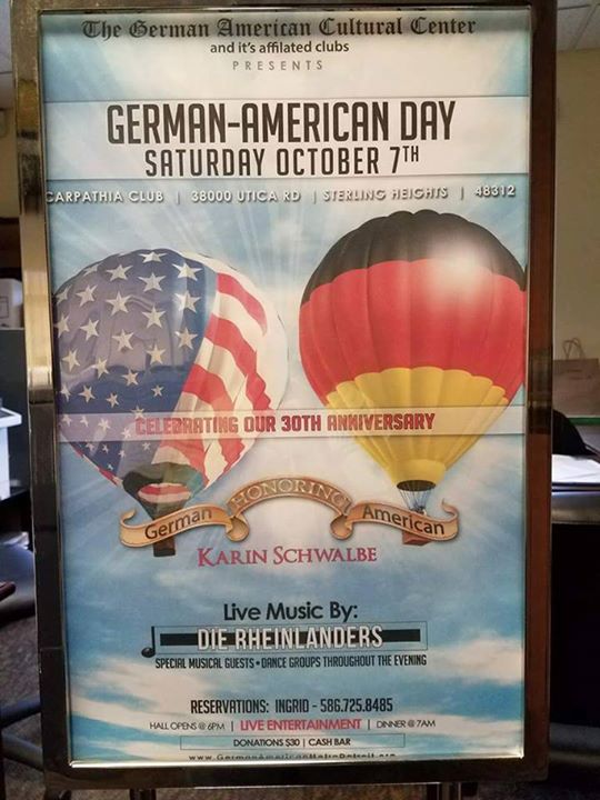 German-American Day October 7th