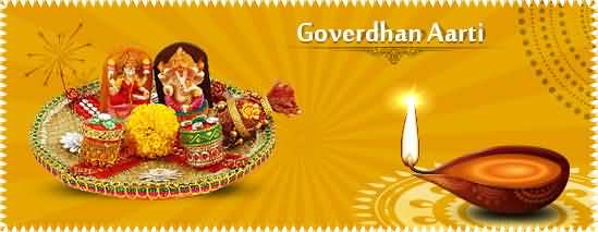 Goverdhan Aarti Greeting image