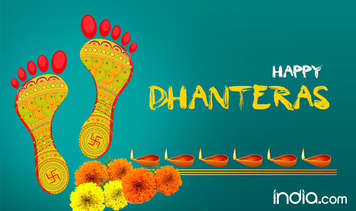 Happy Dhanteras Goddess Lakshmi Foot Prints