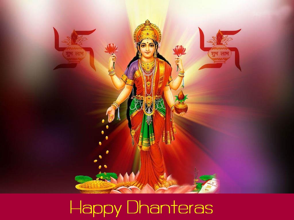 Happy Dhanteras Goddess Lakshmi Picture