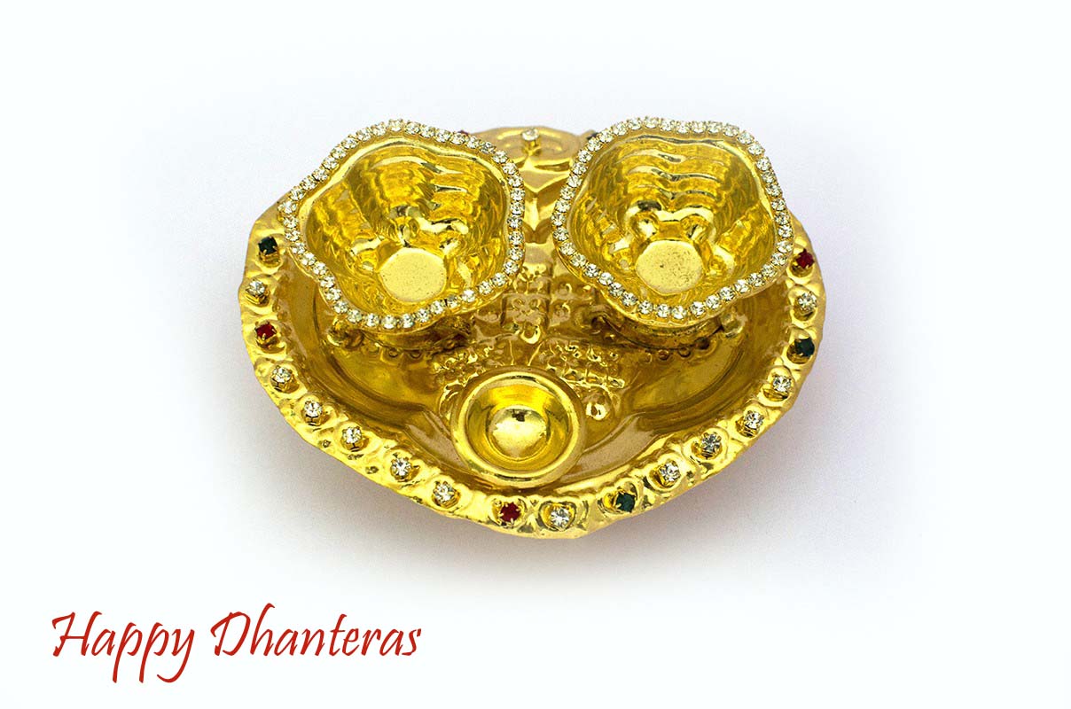 Happy Dhanteras Golden Utensils