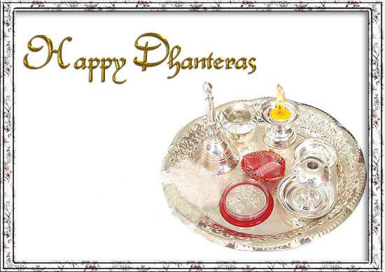 Happy Dhanteras Puja Thali Picture