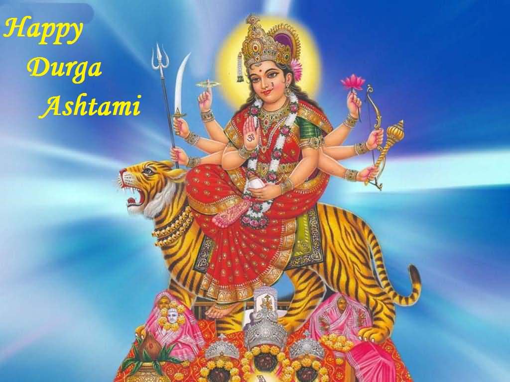 Happy Durga Ashtami 2017 Goddess Durga Picture