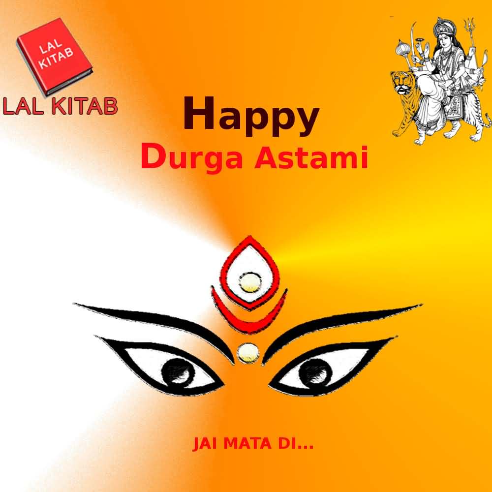 Happy Durga Ashtami Goddess Durga Face Picture