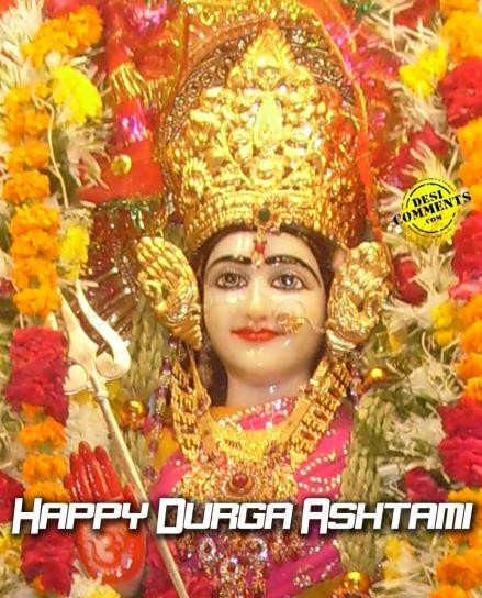 Happy Durga Ashtami Goddess Durga