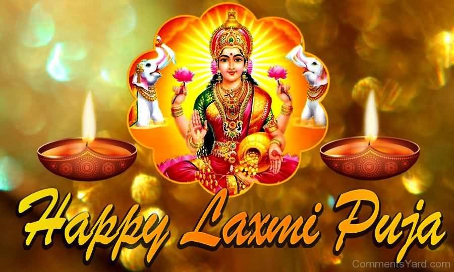 Happy Laxmi Puja Wishes Image