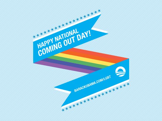 Happy National Coming Out Day Greeting Card