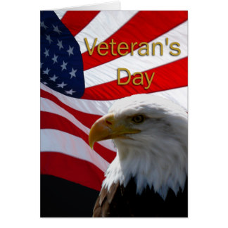 Happy Veterans Day greeting card