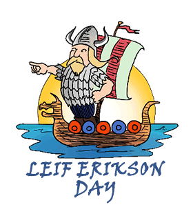 Leif Erikson Day Clipart