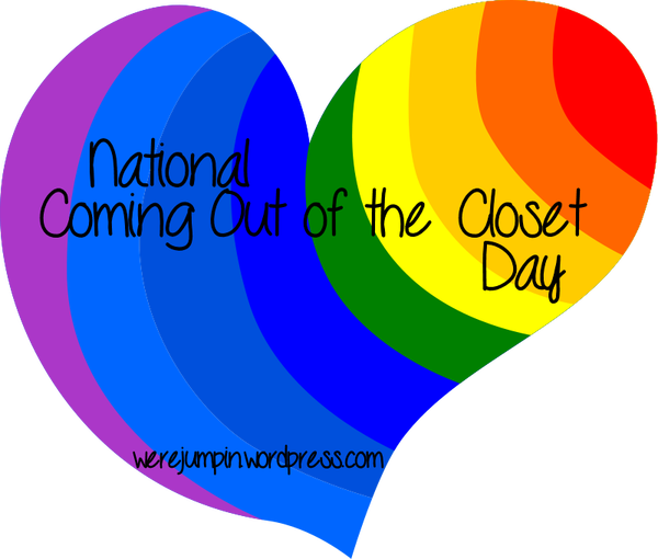 National Coming Out Of The Closet Day Rainbow Color Heart Picture