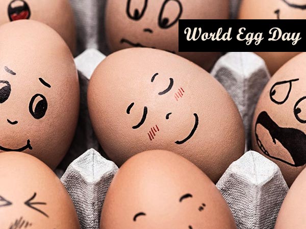 World Egg Day Eggs With Faces Picture