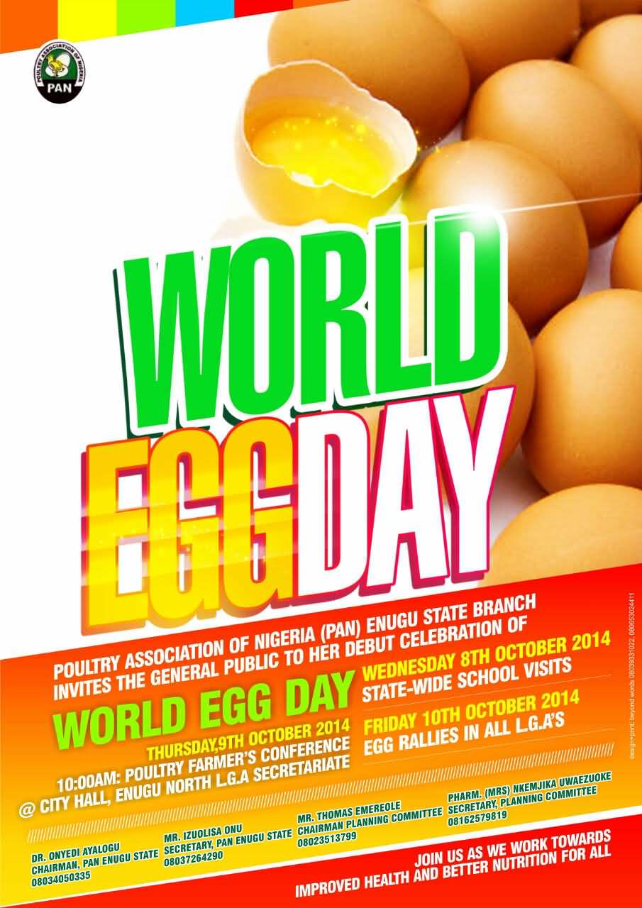 World Egg Day Poster