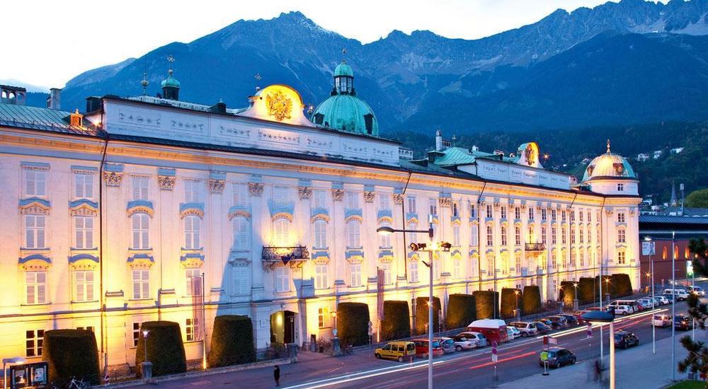 Back Side View Of The Hofburg Imperial Palace