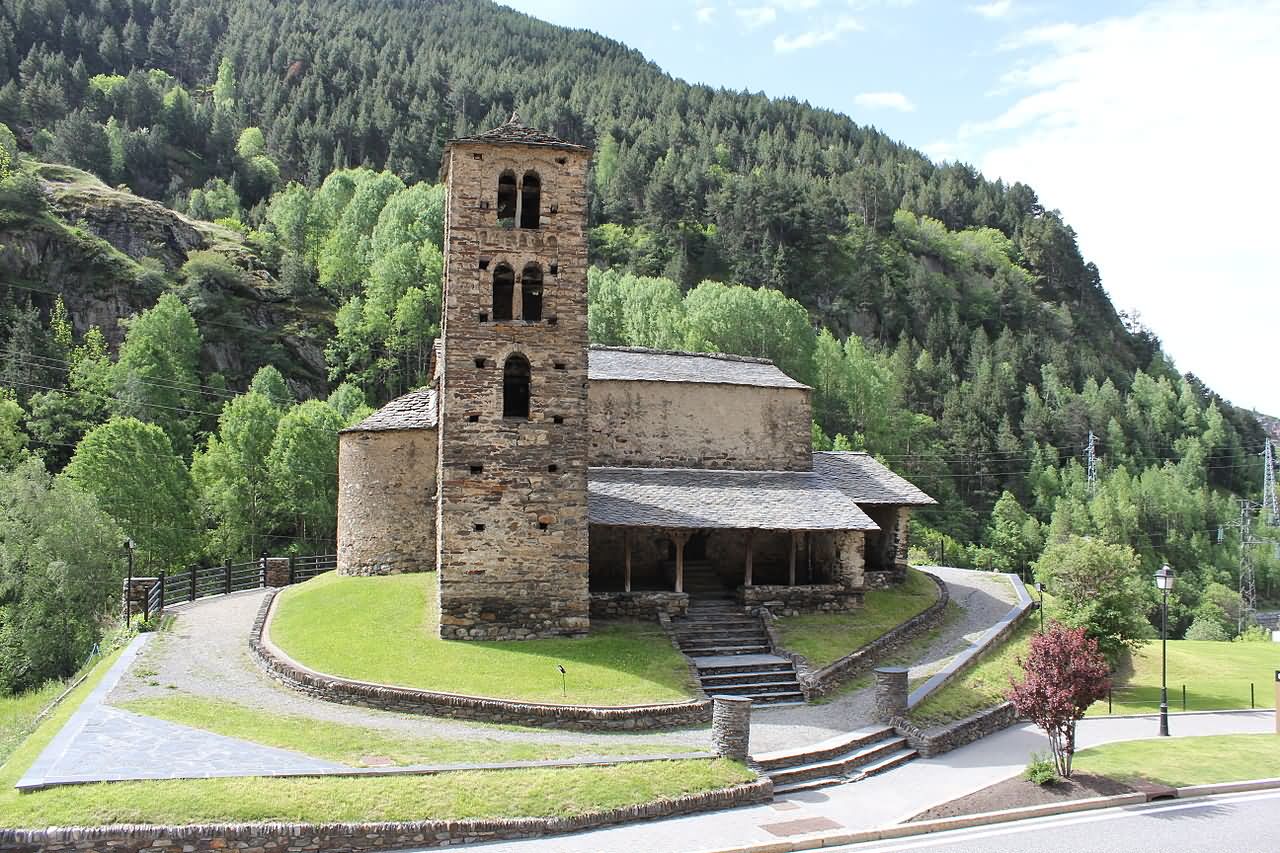 Entrance To The Sant Joan de Caselles Church