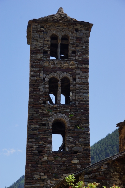 The Lombard Style Bell Tower Of Sant Joan de Caselles Church