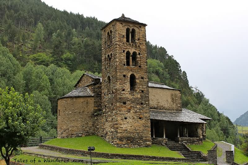 Tower and The Sant Joan de Caselles Church View