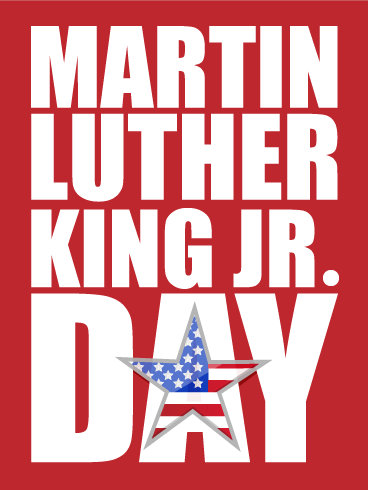 Martin Luther King Jr. Day Card