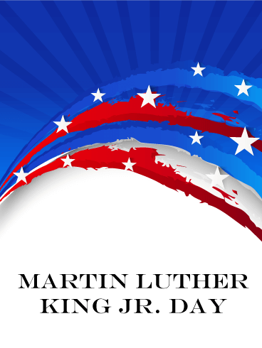 Martin Luther King Jr. Day Greeting Card