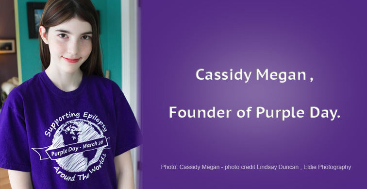 Cassiidy megan founder of purple day