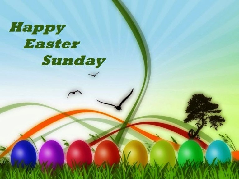 Happy easter sunday wishes wallpaper