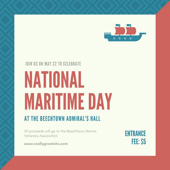 join us on may 22 to celebrate National Maritime Day