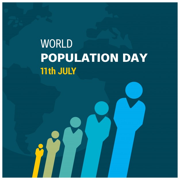 World Population Day 11th july people illustration