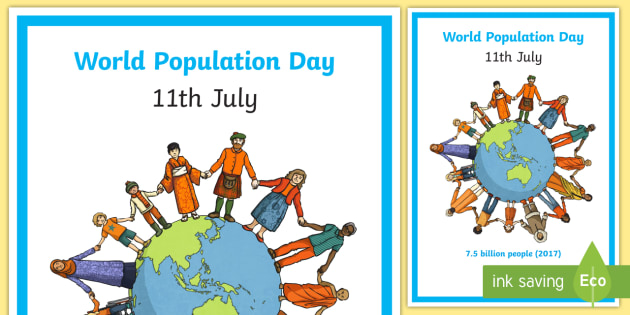 World Population Day 11th july poster