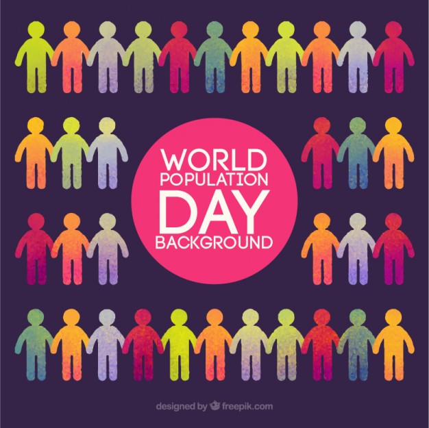 World Population Day background