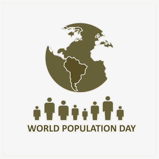 World Population Day globe illustration