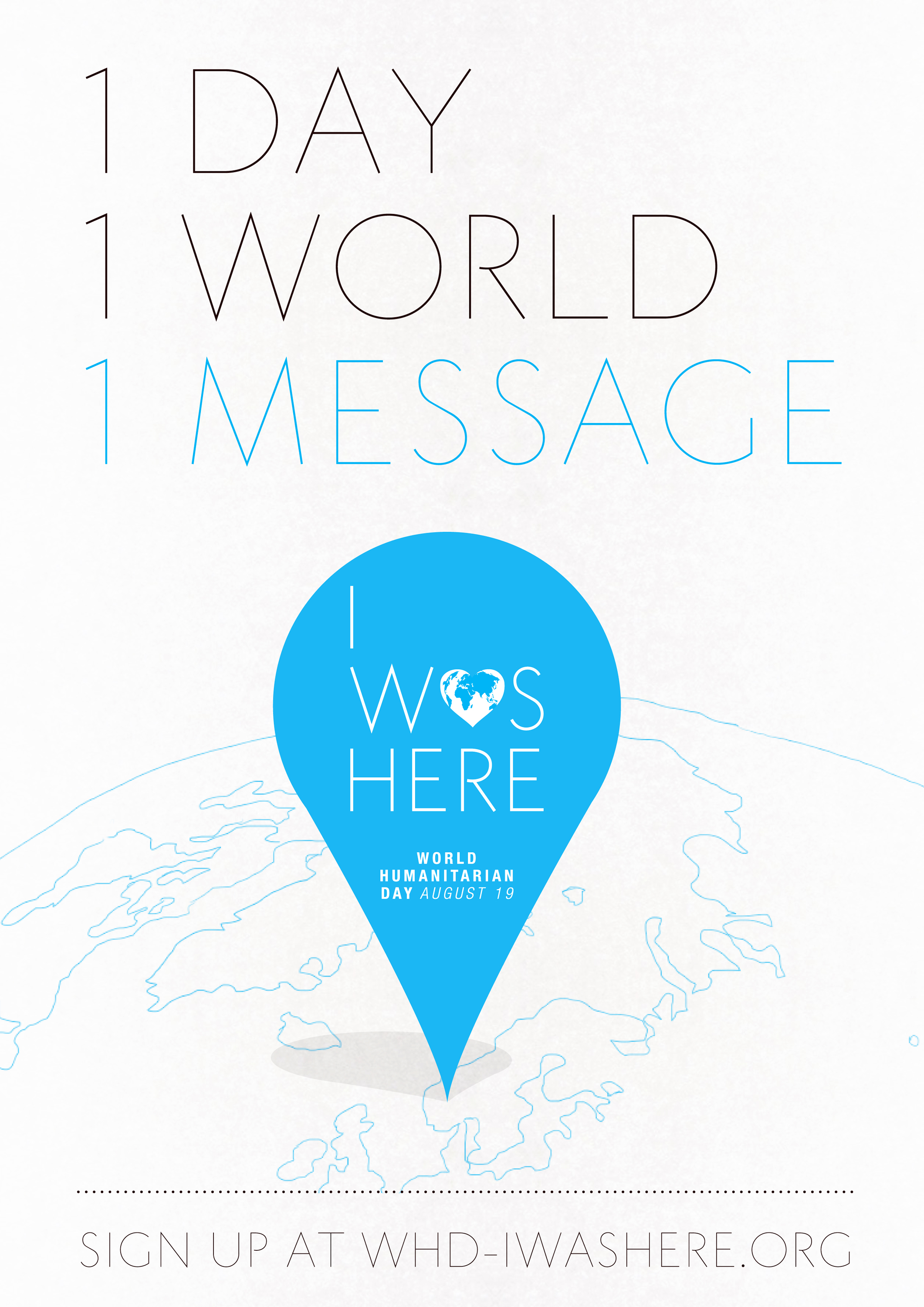 1 day 1 world 1 message World Humanitarian Day