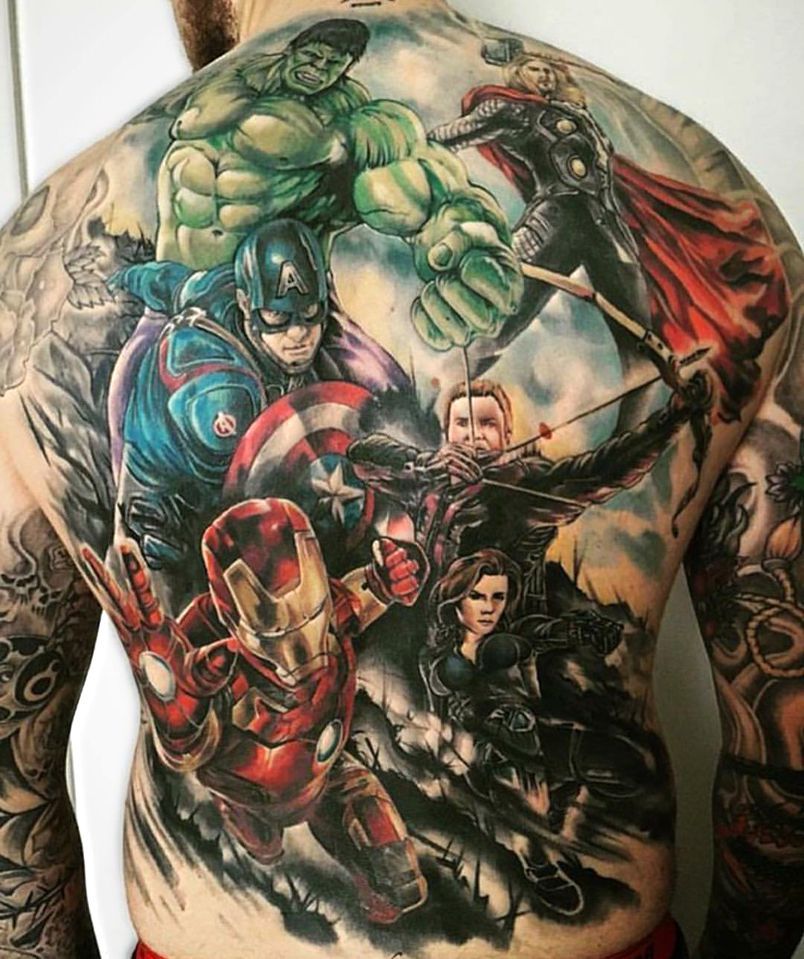 32 საუკეთესო Superpower Avenger Tattoo Design Idea (2021 განახლება)  ყველაფერი ტატუს შესახებ