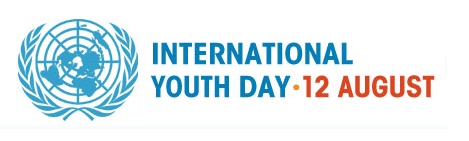 International Youth Day 12 august UN logo