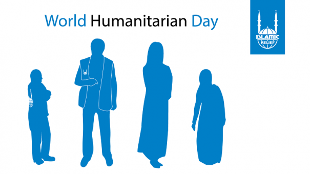 World Humanitarian Day silhouette picture