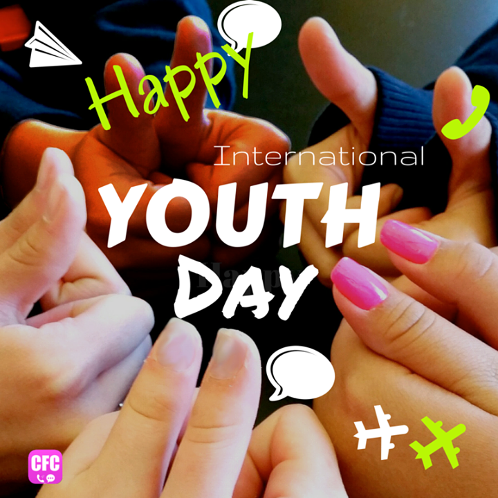 happy International Youth Day thumbs up