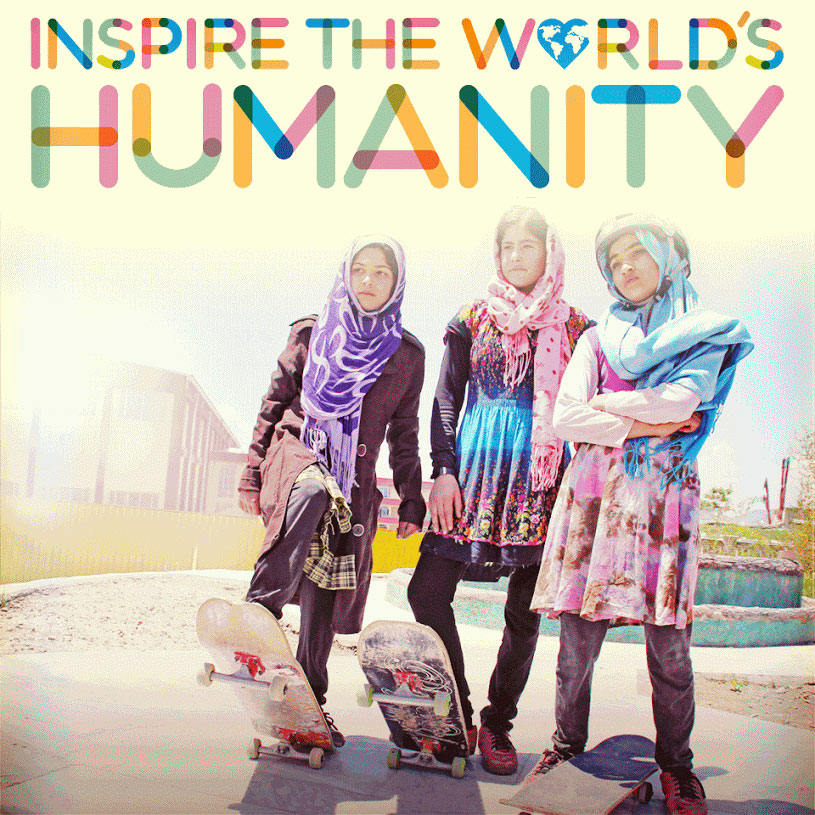 inspire the world’s humanity World Humanitarian Day poster