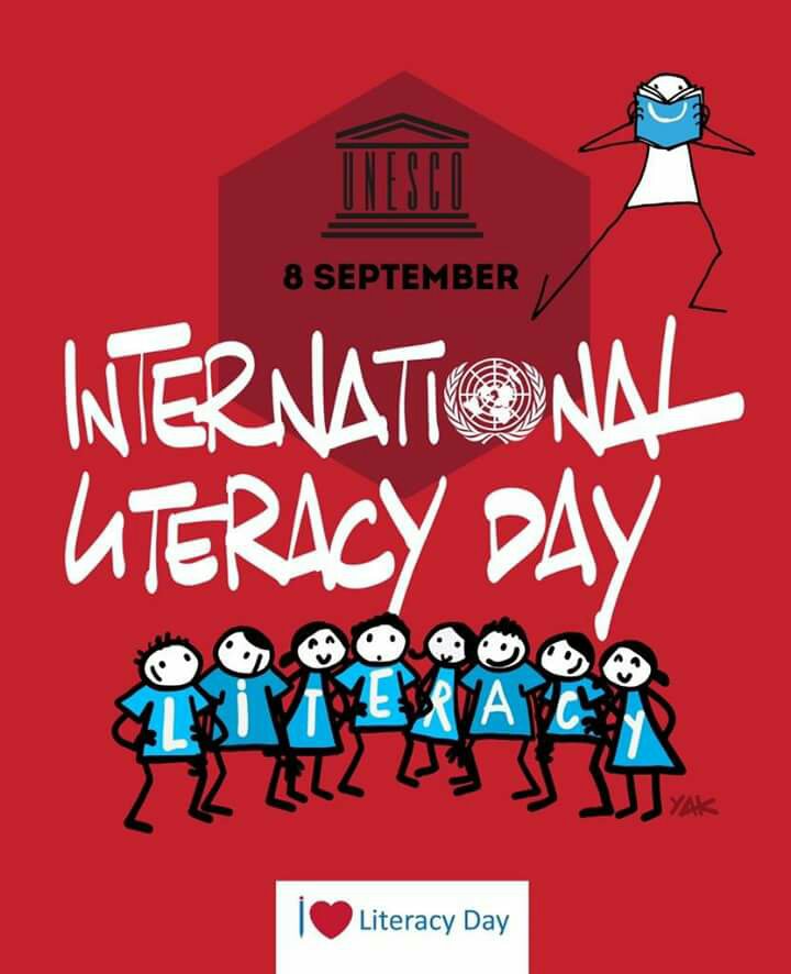 8 september International Literacy Day i love literacy