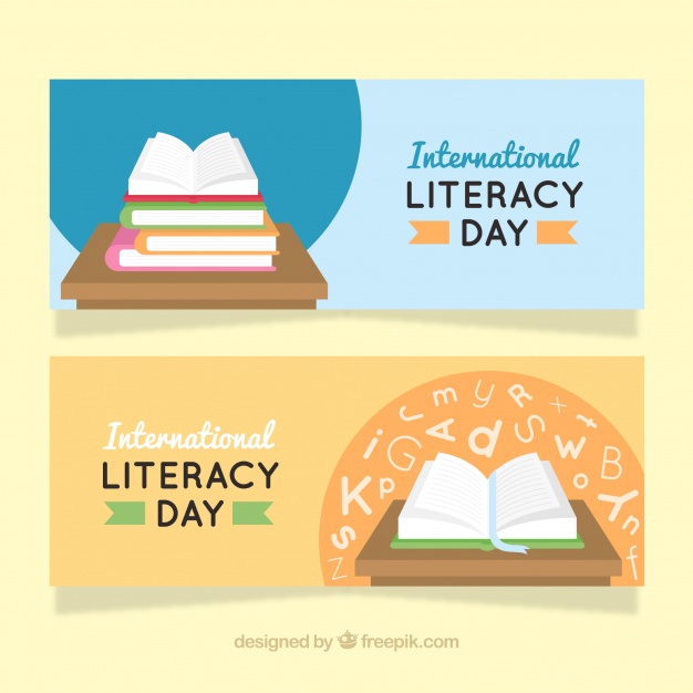 International Literacy Day 2018 vector illustration