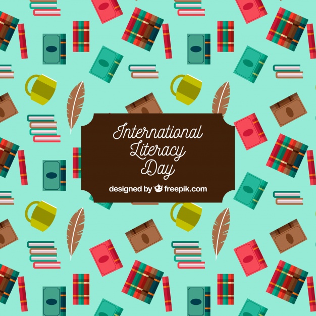 International Literacy Day greeting card