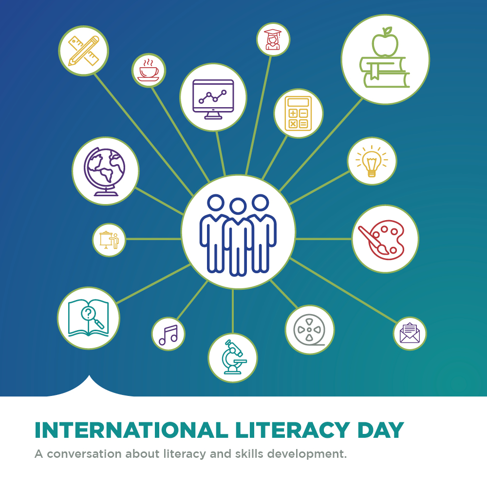 International Literacy Day poster