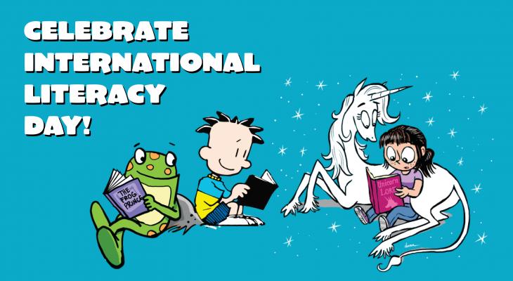 celebrate International Literacy Day comics for kids