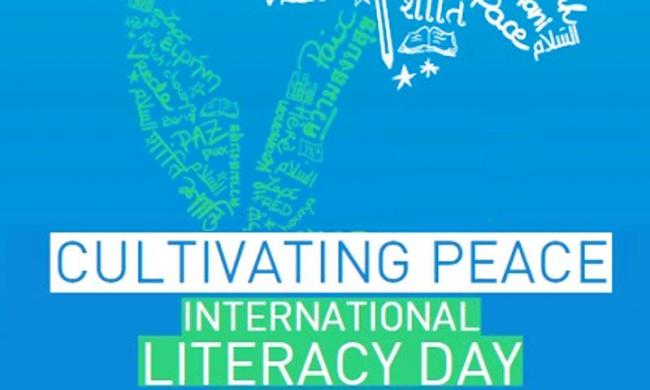 cultivating peace international literacy day