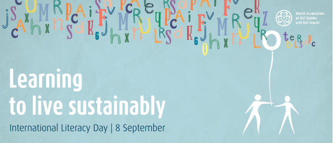 learning to live sustainable International Literacy Day 8 september