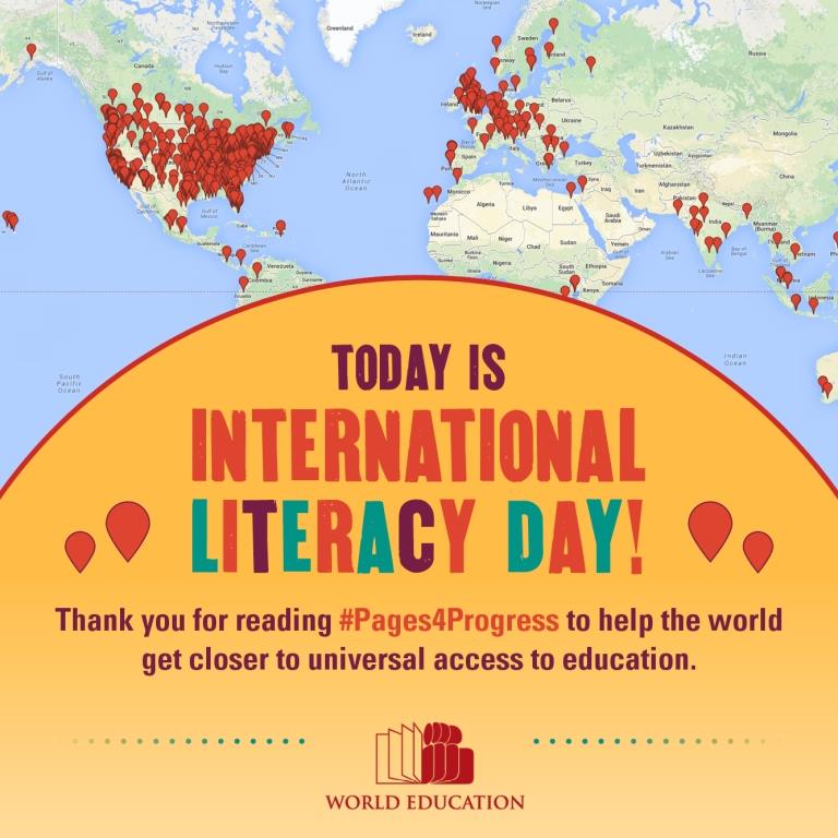 today is International Literacy Day thank you for reading