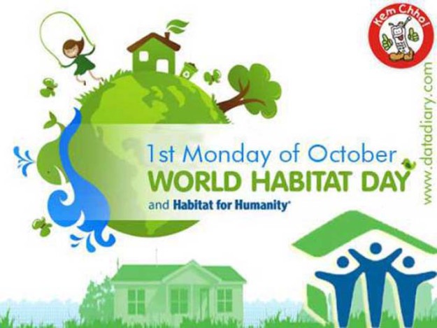 1st monday of october World Habitat Day and habitat for humanity