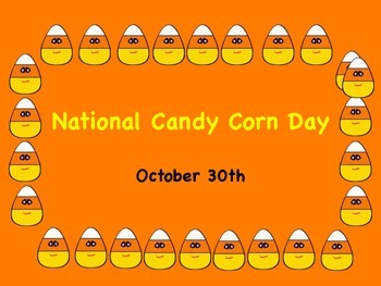 National Candy Corn Day october 30th card