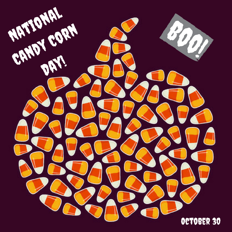 National Candy Corn Day pumpkin design