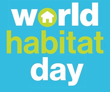 World Habitat Day square card